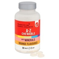 Superdrug Chewable A-Z Multivitamin Tablets 90pk