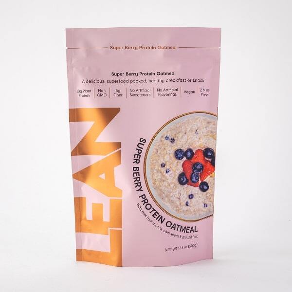 Lean Super Berry Protein Oats 500G