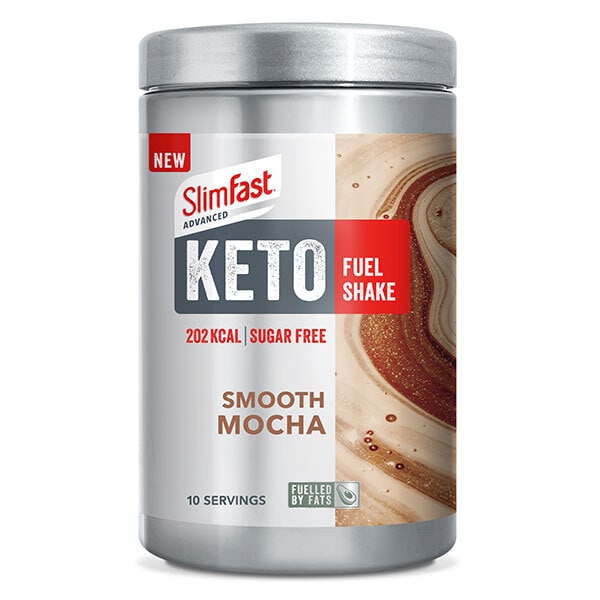 SlimFast Advanced Keto Fuel Shake Smooth Mocha 350g