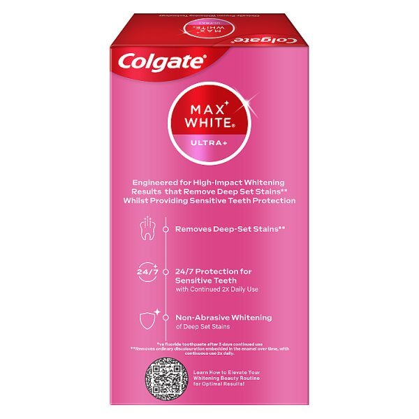 Colgate Max White Ultra+ Sensitive Whitening Toothpaste 75ml