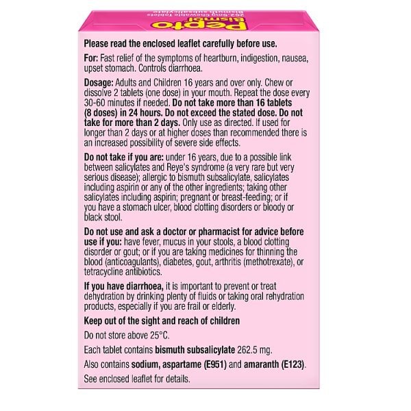 Pepto-Bismol Chewables 24Ct