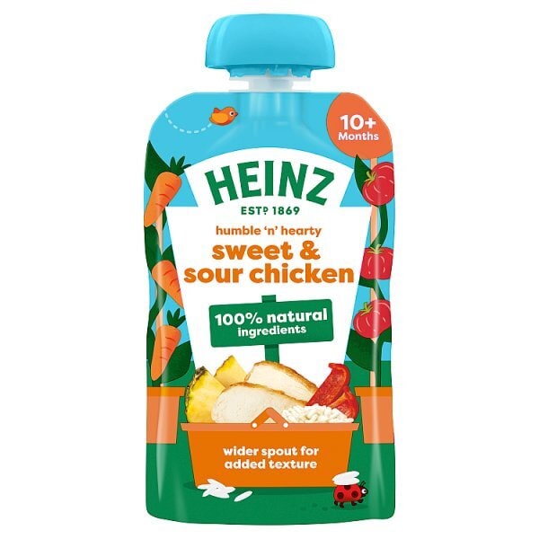 Heinz Sweet & Sour Chicken  Baby Food Pouch 10+ Months 180G