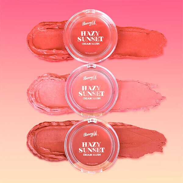 Barry M Hazy Sunset Conpact Cream Blush - Horizon Glow