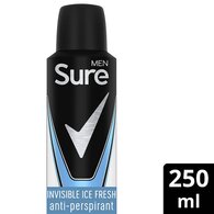 DNR Sure Men Invisible Ice Fresh Antiperspirant Deodorant 250ml