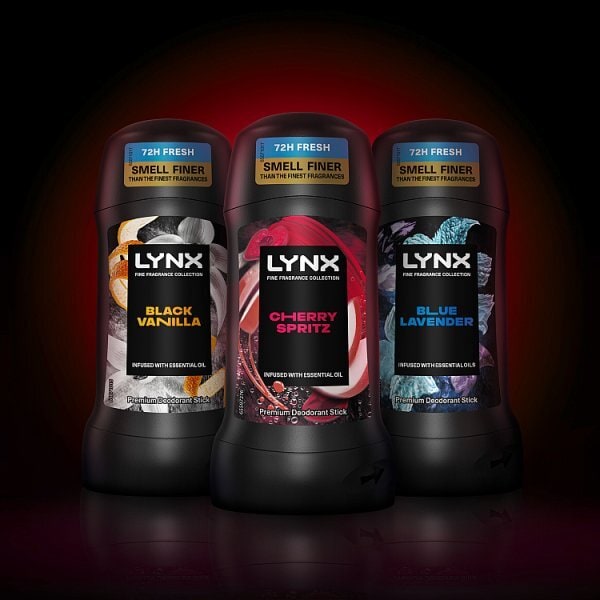 Lynx Fine Fragrance Cherry Spritz 72hr Premium Deodorant Stick 50ml