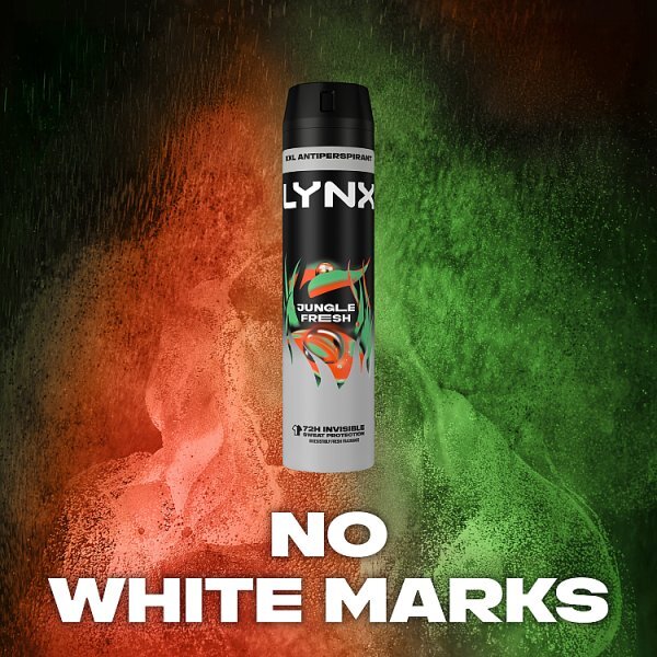 Lynx Antiperspirant Deodorant Aerosol Jungle Fresh 250ml