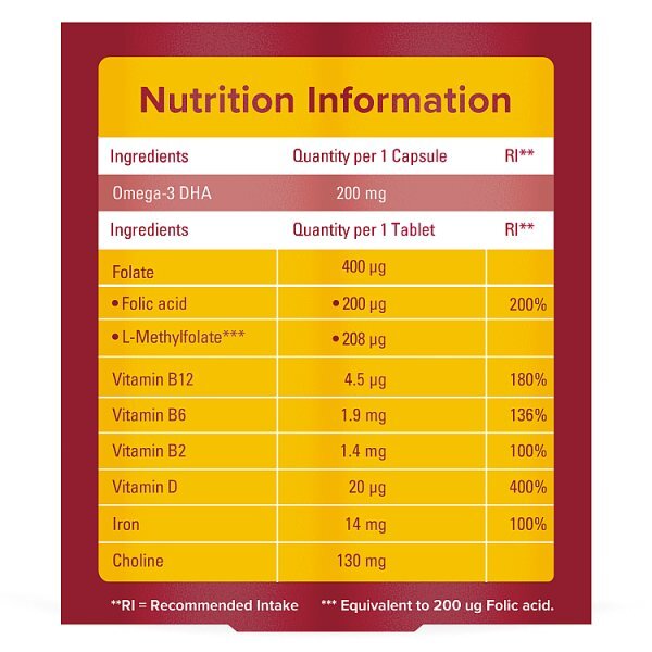 Seven Seas Pregnancy Vitamins - Duo Pack 28 capsules+28 tablets