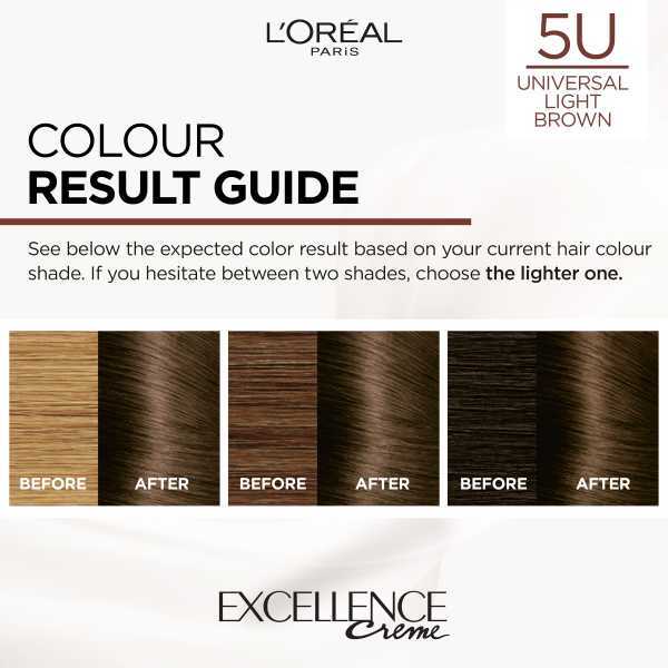 Excellence Crème Universal Nudes 5U Brunette Hair Dye