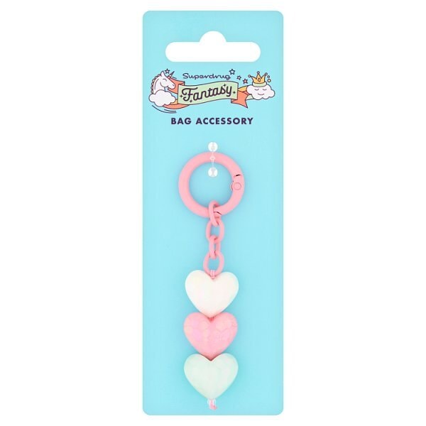 Superdrug Fantasy Heart String Keychain