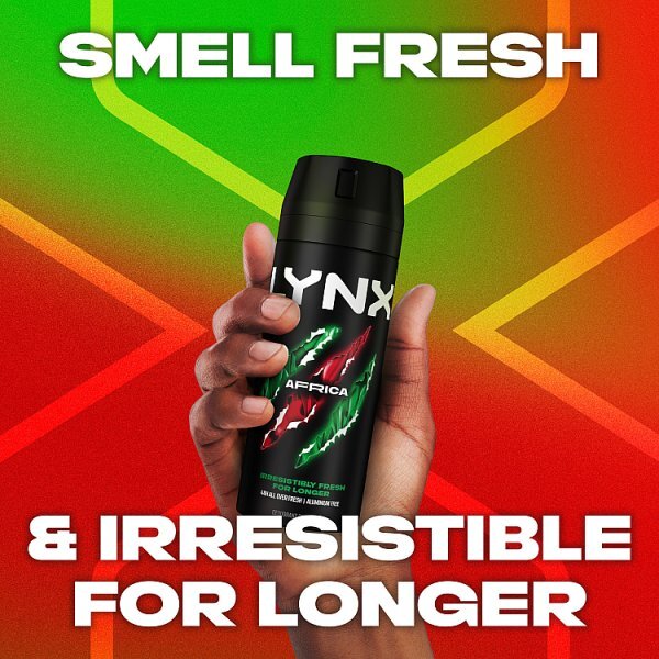 Lynx Africa Aerosol Body Spray 150 ml
