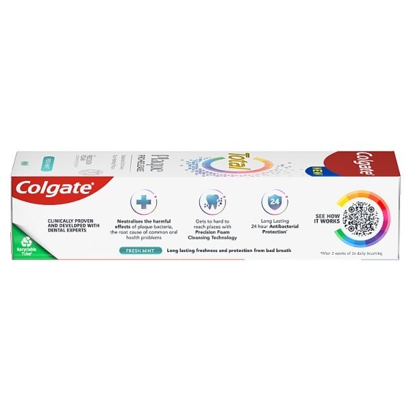 Colgate Total Plaque Pro-Release Fresh Mint Toothpaste 75ml