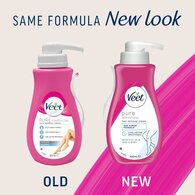 Veet Pure Hair Removal Cream Legs & Body Sensitive 400ml