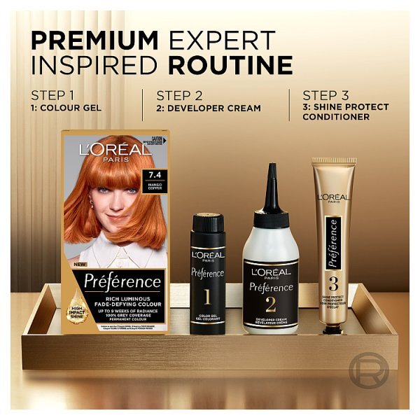 Preference Infinia P74 Mango Intense Copper Hair Dye