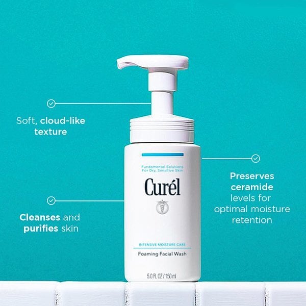 Curel Foaming Facial Wash 150Ml