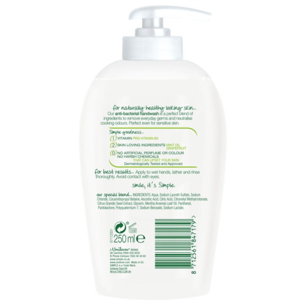 Simple Gentle Care Handwash 250ml