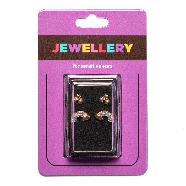 Sensation Gold Plated Star Cluster & Crystal Rainbow