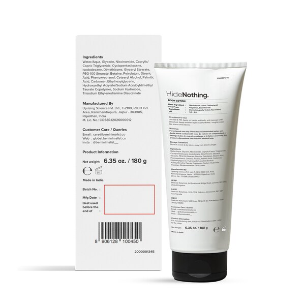 Minimalist Niacinamide 05% Body Lotion 180G