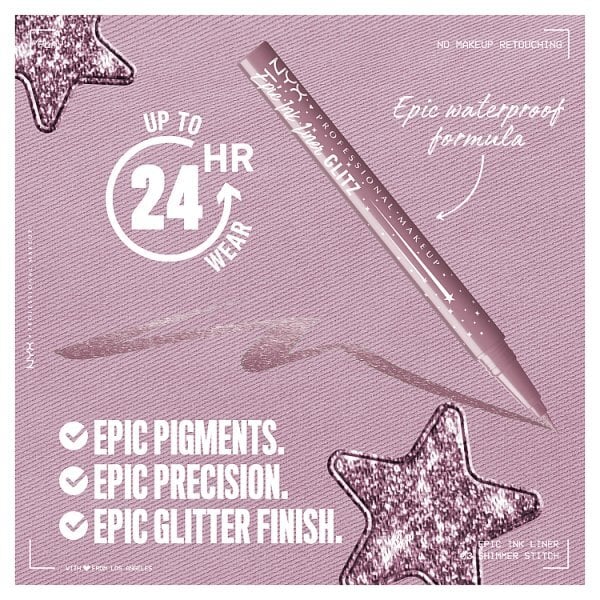 NYX Professional Makeup Epic Ink Glitz Liner Shimmer Stitch