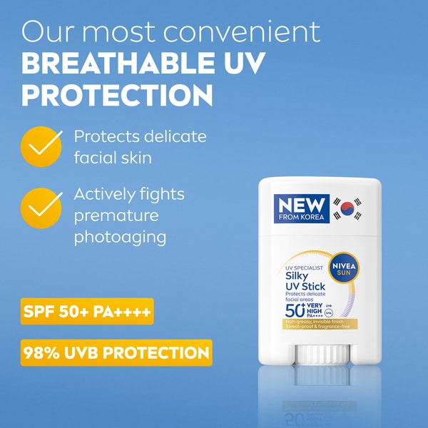 Nivea Sun Silky Uv Sun Stick Spf50+ 15G