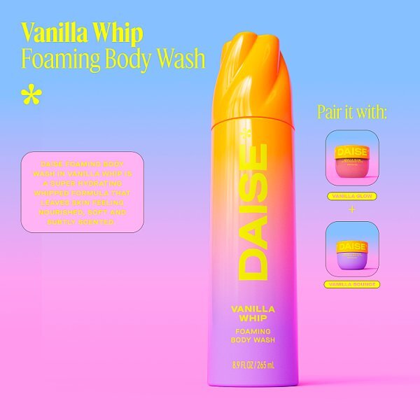 Daise Foaming Body Wash Vanilla 265ml