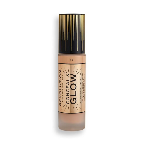 Revolution Conceal & Glow Foundation F3