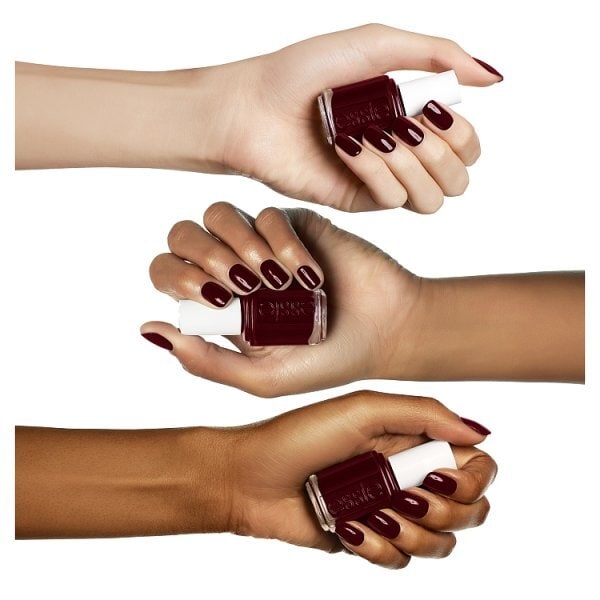 essie Core 50 Bordeaux Dark Red Nail Polish