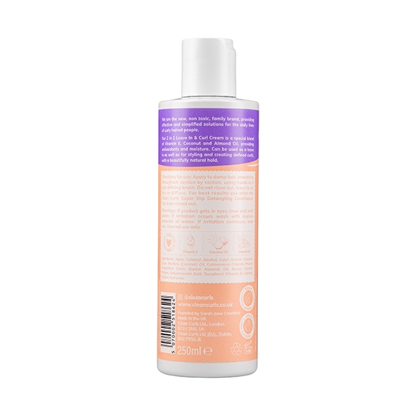 Clean Curls 2 In 1 Leave In & Curl