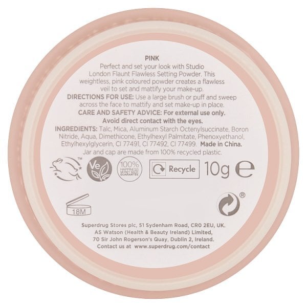Studio London Flaunt Flawless Loose Powder Pink