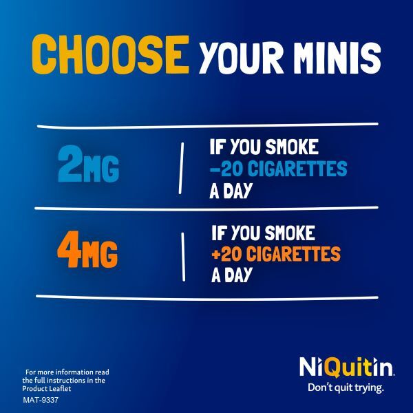 NIQUITIN MINI 2MG LOZENGES CITRUS X60