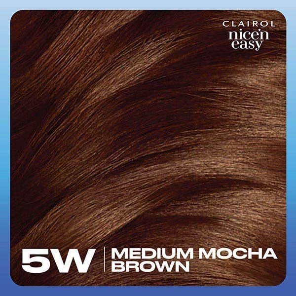 Clairol Nice'n Easy Hair Dye 5W Medium Mocha Brown