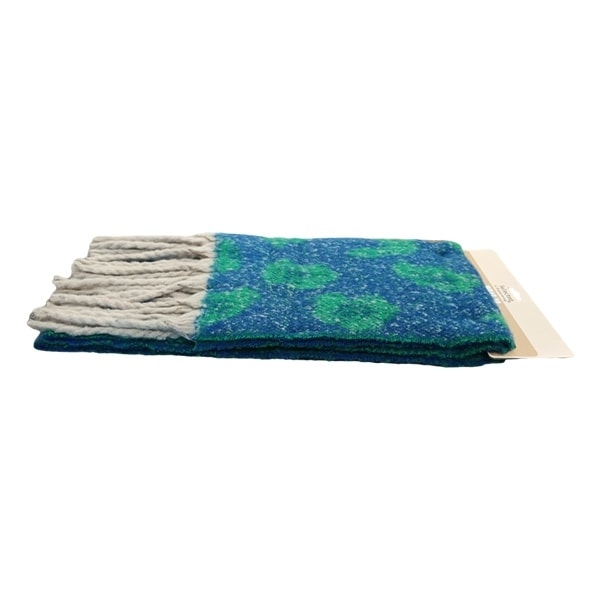 Superdrug Chunky Scarf Blue Green Print