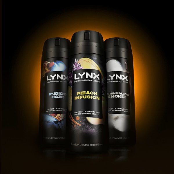 Lynx Fine Fragrance Collection Peach Infusion Premium Body Spray 150ml