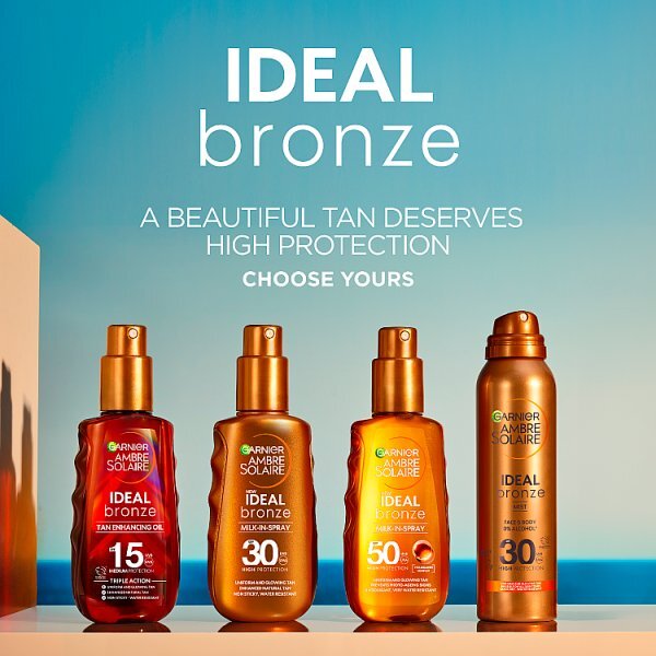Garnier Ambre Solaire Ideal Bronze Milk In Spray Spf 50