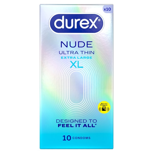 Durex Nude Wide Fit Condoms 10Pk