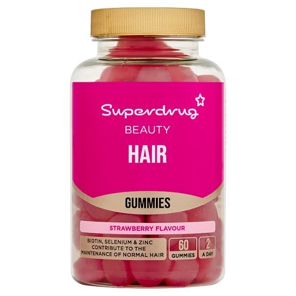 Superdrug Hair Gummies 150ug 60s