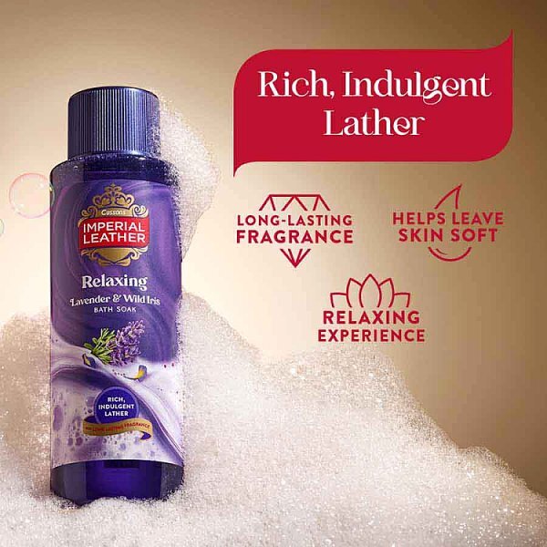 Imperial Leather Relaxing Lavender & Wild Iris Bath Soak 500ml