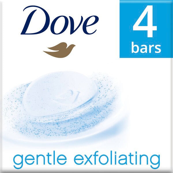 Dove Gentle Exfoliating Beauty Cream Bar 4x 100g
