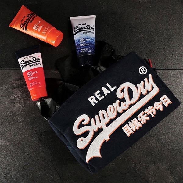 Superdry Wash Bag Gift Set