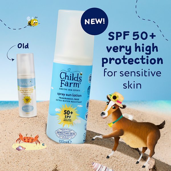 Childs Farm Spf50+ Sun Spray Fragrance-Free 100Ml