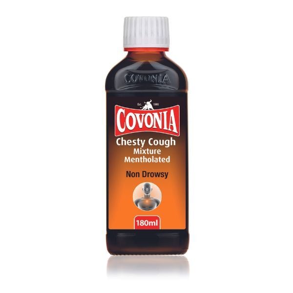 Covonia Chest Cough Mixture Mentholated 180ml