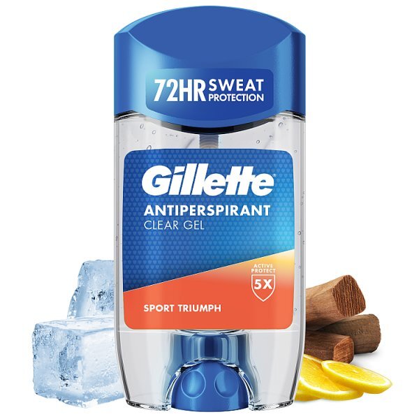 Gillette Sport Triumph Clear Gel 70Ml