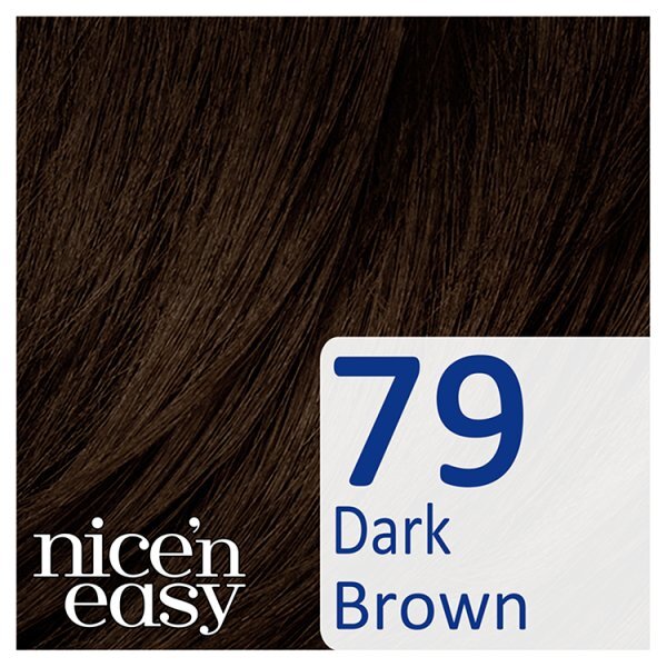 DNR Clairol Nice'n Easy No Ammonia Hair Dye, 79 Dark Brown