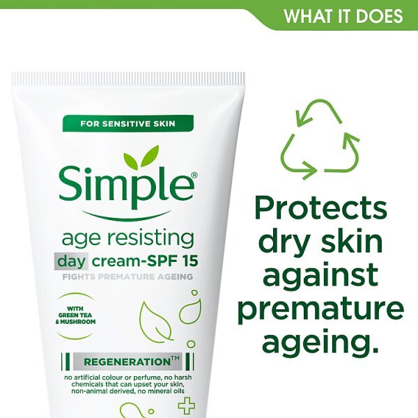 Simple Regeneration Age Resisting Day Cream SPF 15 50Ml
