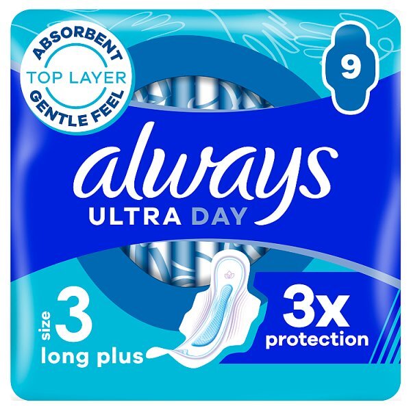 Always Ultra Sanitary Towels Day & Night (S3) Wings x9