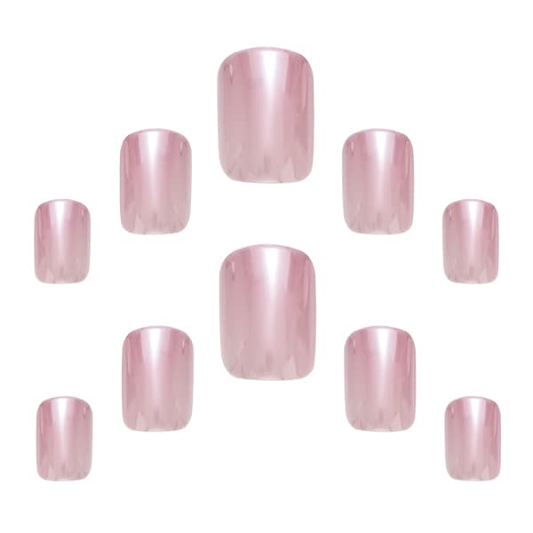 Elegant Touch Glass Nail - Glass Lychee