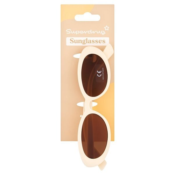 Superdrug Sunglasses Oval Taupe