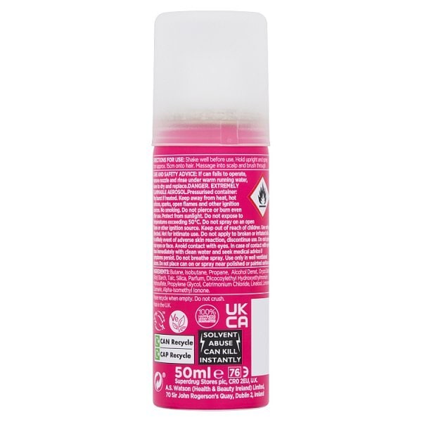 Superdrug Travel Size Dry Shampoo Volume 50ml