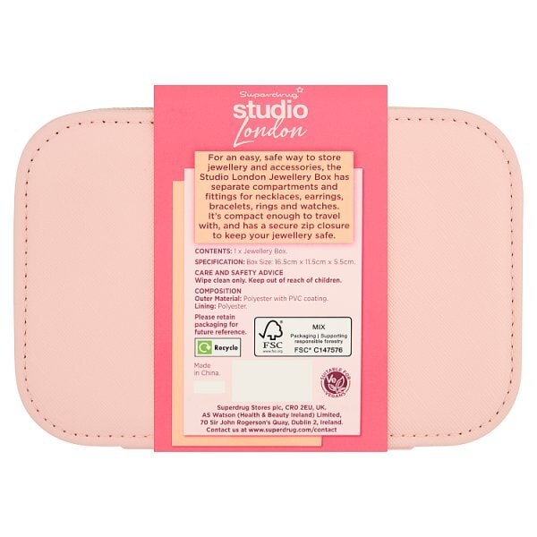 Superdrug Studio London Jewellery Storage Box Gift