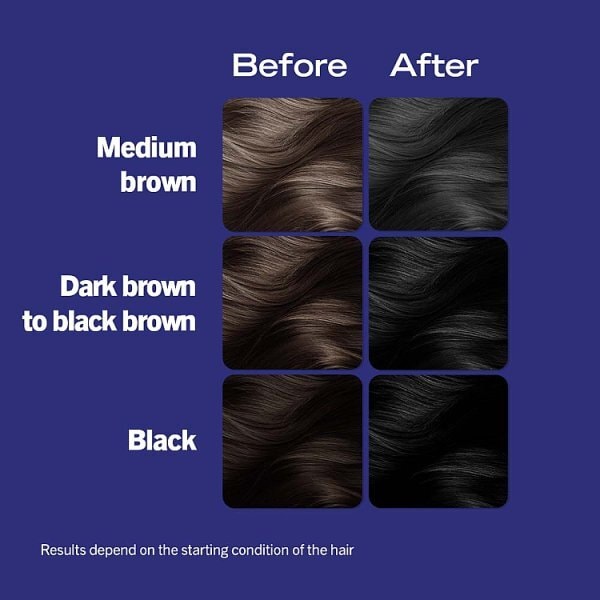 LIVE Intense Colour Permanent Black Hair Dye Deep Black