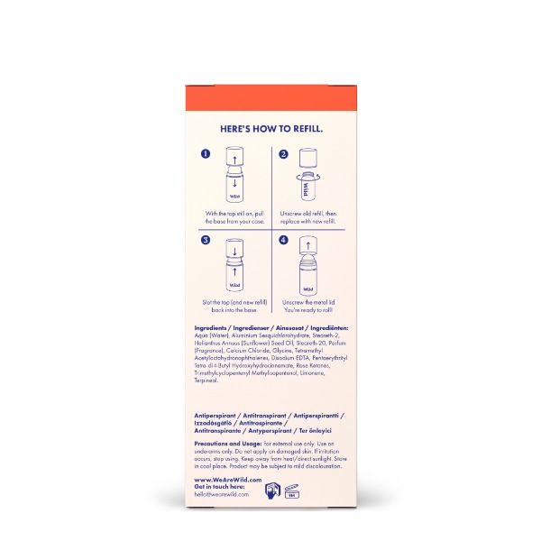 Wild Bee Case Honey & Cactus Roll On Starter Pack 50Ml